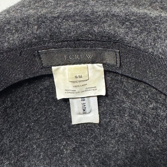 J. Crew Floppy Felt Wool Hat Gray - Picture 5 of 6